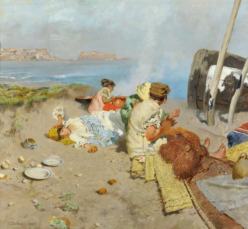 Sosta di pescatori - Palazzo de Mayo, Chieti